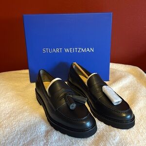 STUART WEITZMAN ADRINA TASSEL LOAFERS